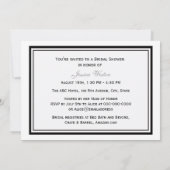 Chicago Skyline Etched Framed #2 H Vrijgezellenfee Kaart (Achterkant)