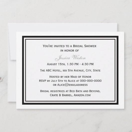 Chicago Skyline Etched Framed #2 H Vrijgezellenfee Kaart (Achterkant)