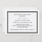 Chicago Skyline Etched Framed #2 H Vrijgezellenfee Kaart (Achterkant)