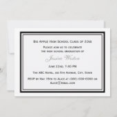 Chicago Skyline Etched Framed H Afstuderen Kaart (Achterkant)