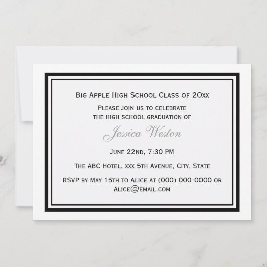 Chicago Skyline Etched Framed H Afstuderen Kaart (Achterkant)