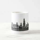 Chicago Skyline Etched Koffiemok (Center)