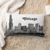 Chicago Skyline Etched Kussen (Deken)