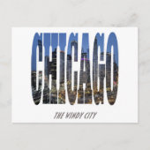 Chicago Skyline Feestdagenkaart (Voorkant)