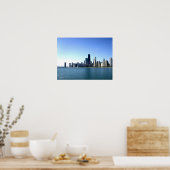 Chicago Skyline fotografie Poster (Keuken)
