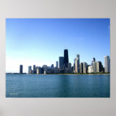 Chicago Skyline fotografie Poster (Voorkant)