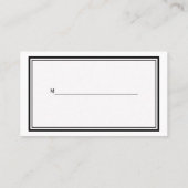 Chicago skyline geëtst ingelijste plaats kaarten plaatskaartje (Achterkant)