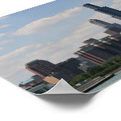 Chicago skyline gezien vanuit adler planetarium poster (Hoek)