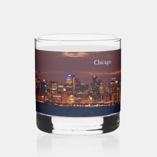 Chicago skyline glas (Voorkant)