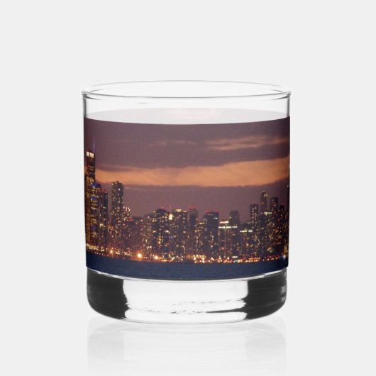 Chicago skyline glas (Achterkant)