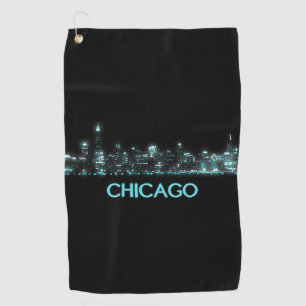 Chicago Skyline Golfhanddoek
