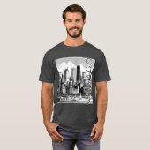 Chicago Skyline grafisch T-shirt (Voorkant volledig)