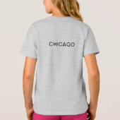 Chicago Skyline grafisch T-shirt (Achterkant)