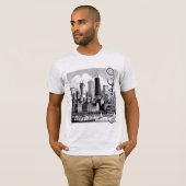 CHICAGO Skyline grafisch T-shirt (Voorkant volledig)