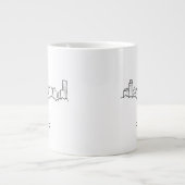 Chicago Skyline Grote Koffiekop (Voorkant)