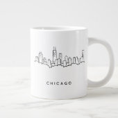 Chicago Skyline Grote Koffiekop (Rechts)