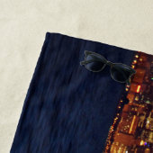 Chicago skyline-handdoek strandlaken (In situ)