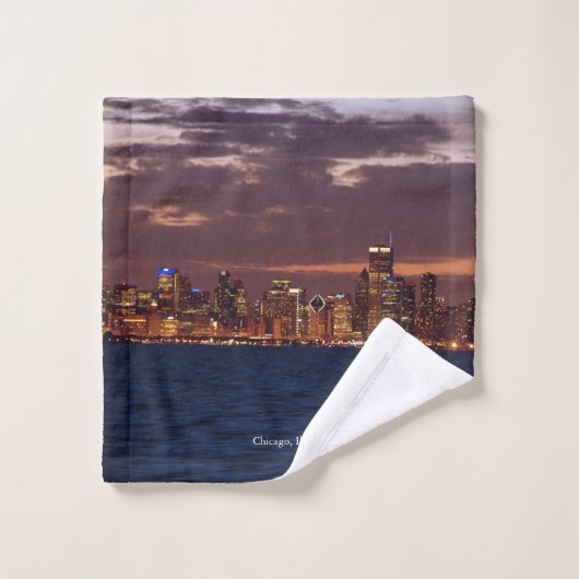 Chicago Skyline-handdoekset Bad Handdoek (Wasdoekje)