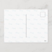 Chicago skyline Happy New Year briefkaart (Achterkant)