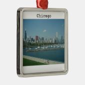 Chicago Skyline Holiday Ornament (Rechts)
