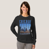 Chicago Skyline Illinois  Pride Chicago T-shirt (Voorkant volledig)