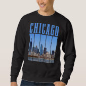 Chicago Skyline Illinois  Pride Chicago Trui (Voorkant)
