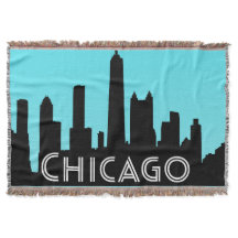 Chicago skyline illustratie