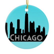 Chicago skyline illustratie
