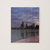 Chicago Skyline in Dusk Legpuzzel (Verticaal)