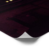 Chicago Skyline in Dusk Poster (Hoek)