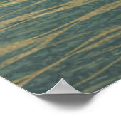 Chicago Skyline in Japanese Ukiyo-e Poster (Hoek)