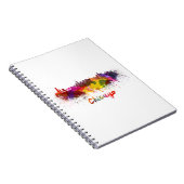 Chicago skyline in waterverf notitieboek (Rechterzijde)