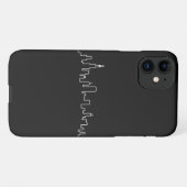 Chicago Skyline iPhone 11 Hoesje iPhone Hoesje (Achterkant horizontaal)