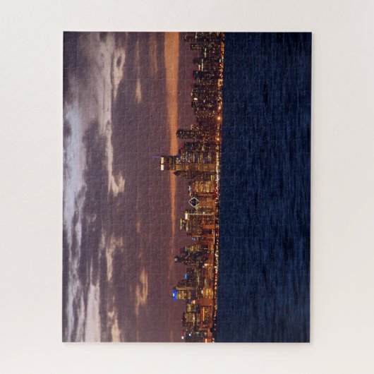 Chicago Skyline jigzaadpuzzle Legpuzzel (Verticaal)