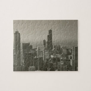 Chicago Skyline, John Hancock Center Skydeck 2 Legpuzzel