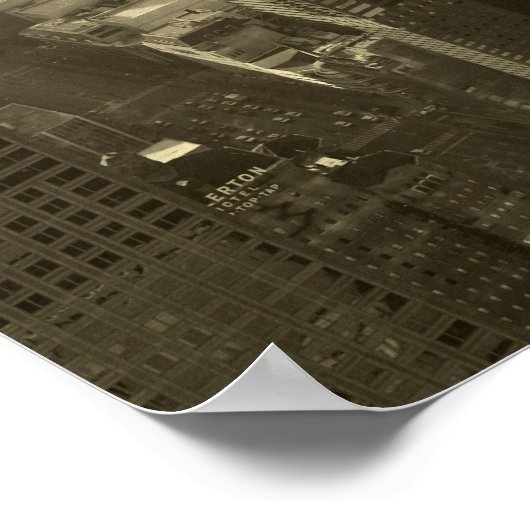 Chicago Skyline, John Hancock Center Skydeck Poster (Hoek)