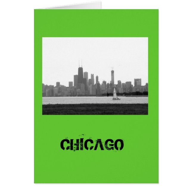 Chicago Skyline-kaart (Voorkant)