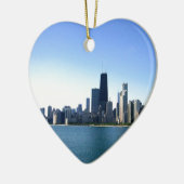 Chicago Skyline Keramisch Ornament (Links)