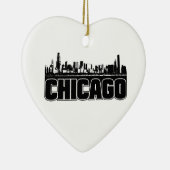 Chicago Skyline Keramisch Ornament (Rechts)