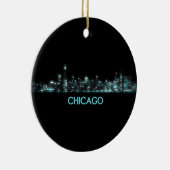 Chicago Skyline Keramisch Ornament (Rechts)