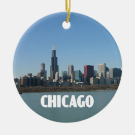 Chicago Skyline Keramisch Ornament
