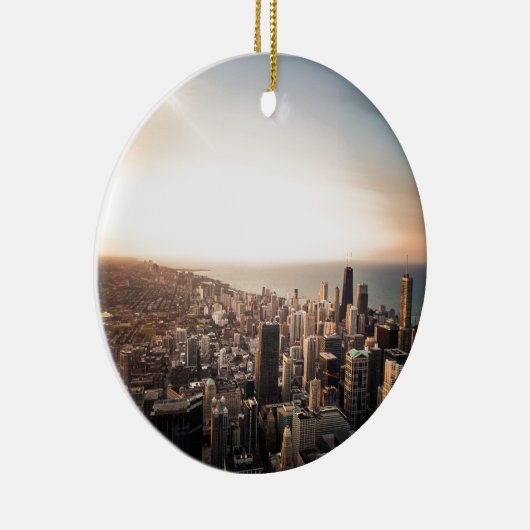 Chicago skyline keramisch ornament (Rechts)