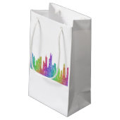 Chicago skyline klein cadeauzakje (Achterkant Gekanteld)