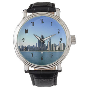 Chicago Skyline Klok Horloge