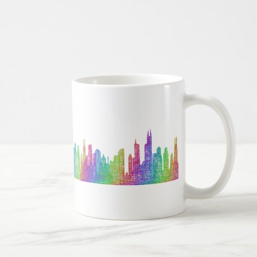 Chicago skyline koffiemok (Rechts)