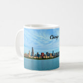 Chicago Skyline Koffiemok (Voorkant links)