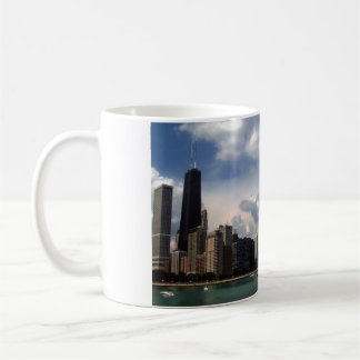 Chicago Skyline Lake Michigan Summer Koffiemok