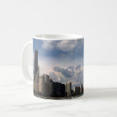 Chicago Skyline Lake Michigan Summer Koffiemok (Voorkant links)