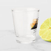 Chicago Skyline Latitude & Longitude Shot Glass Shot Glas (Links)