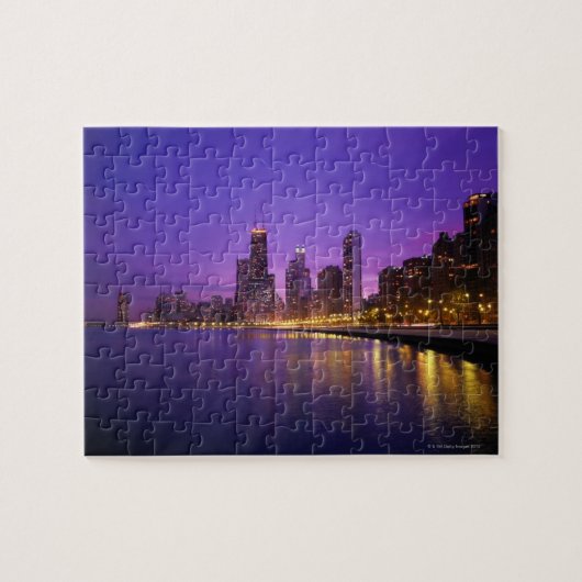 Chicago Skyline Legpuzzel (Horizontaal)